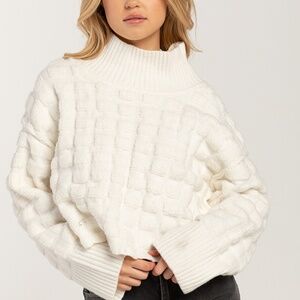 NWT: Care FP Soul Searcher Mock Neck Sweater